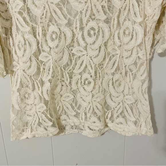 Rue21 Cream Lace Blouse - Picture 3 of 8
